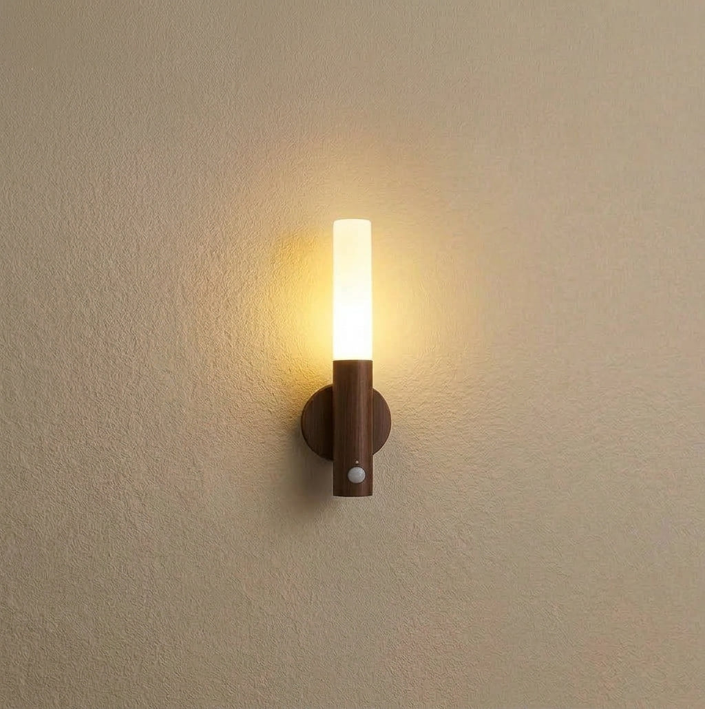Veilleuse Murale LED en Bois